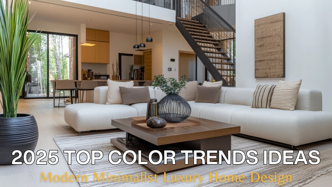 L'art de vivre moderne : tendances de couleurs 2025 et idées de design ...